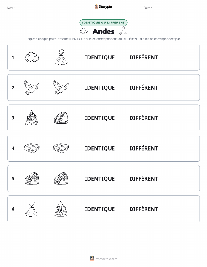 Identique ou Différent