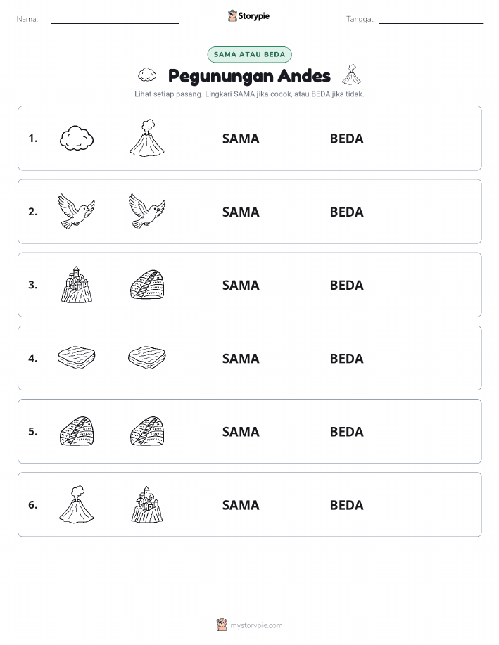 Sama atau Berbeda
