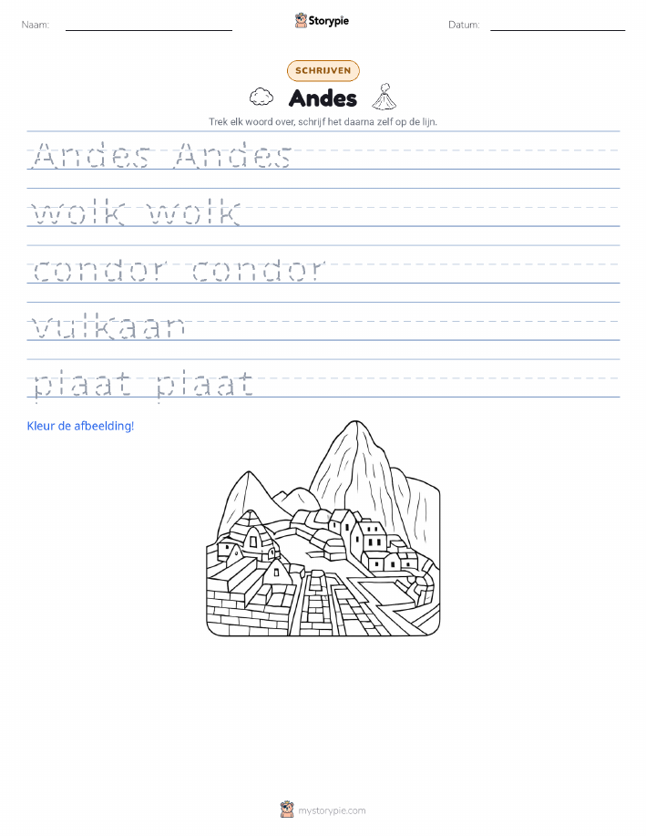 Schrijf Oefening