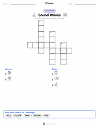 Sound Waves printable worksheet preview