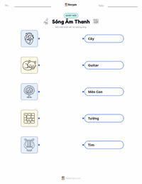 Tài liệu in sẵn Sóng Âm cho trẻ em