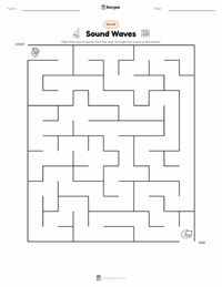Sound Waves printable worksheet preview