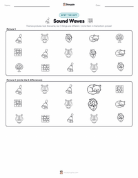 Sound Waves printable worksheet preview