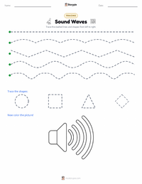 Sound Waves printable worksheet preview