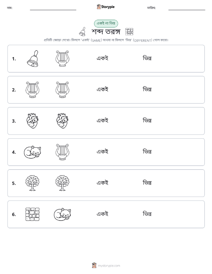 একই বা ভিন্ন