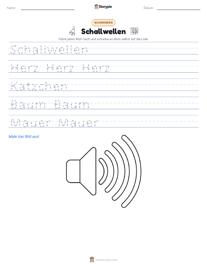 Schreibübung