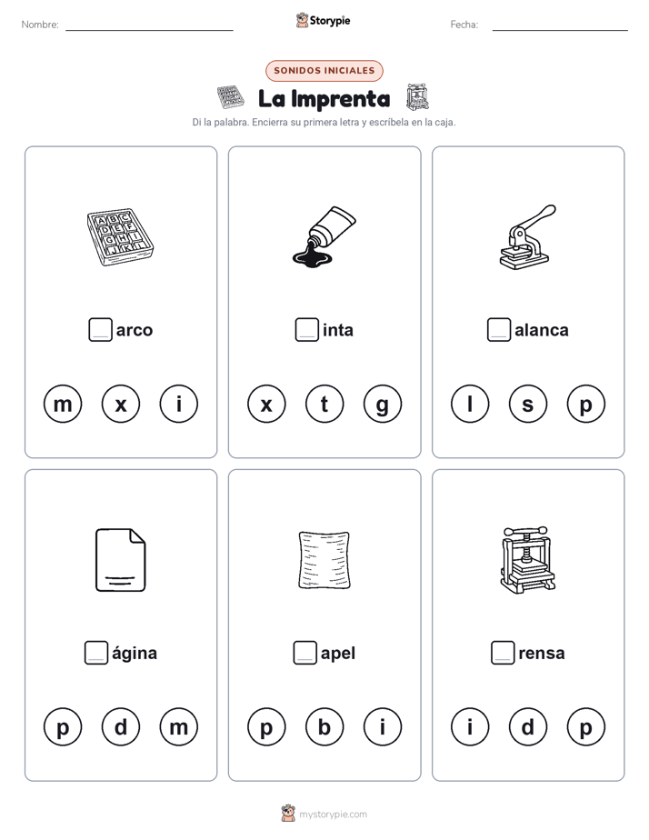 Sonidos Iniciales