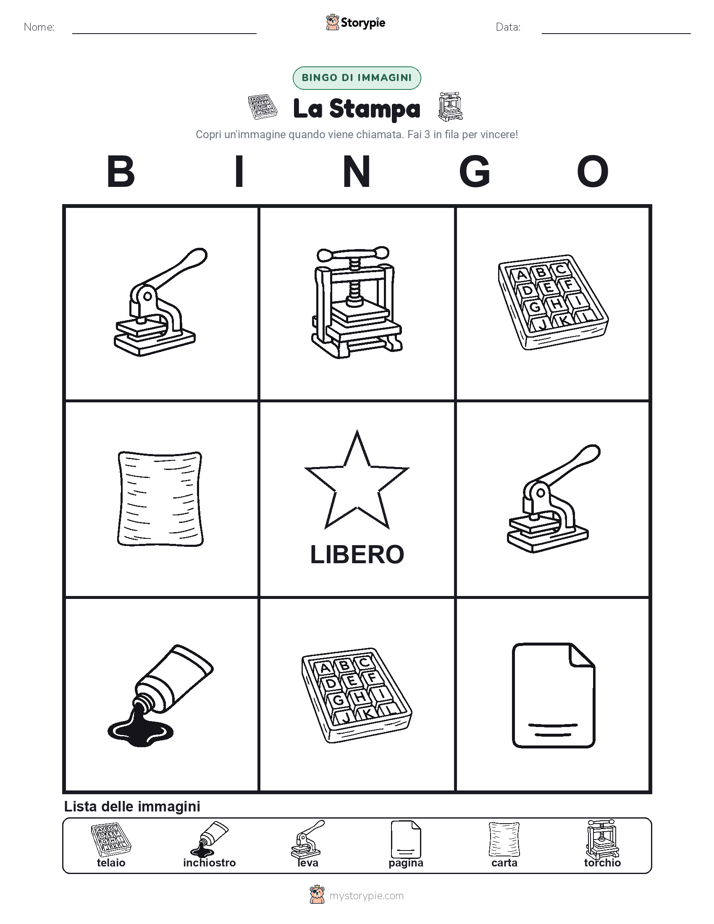 Bingo delle Immagini