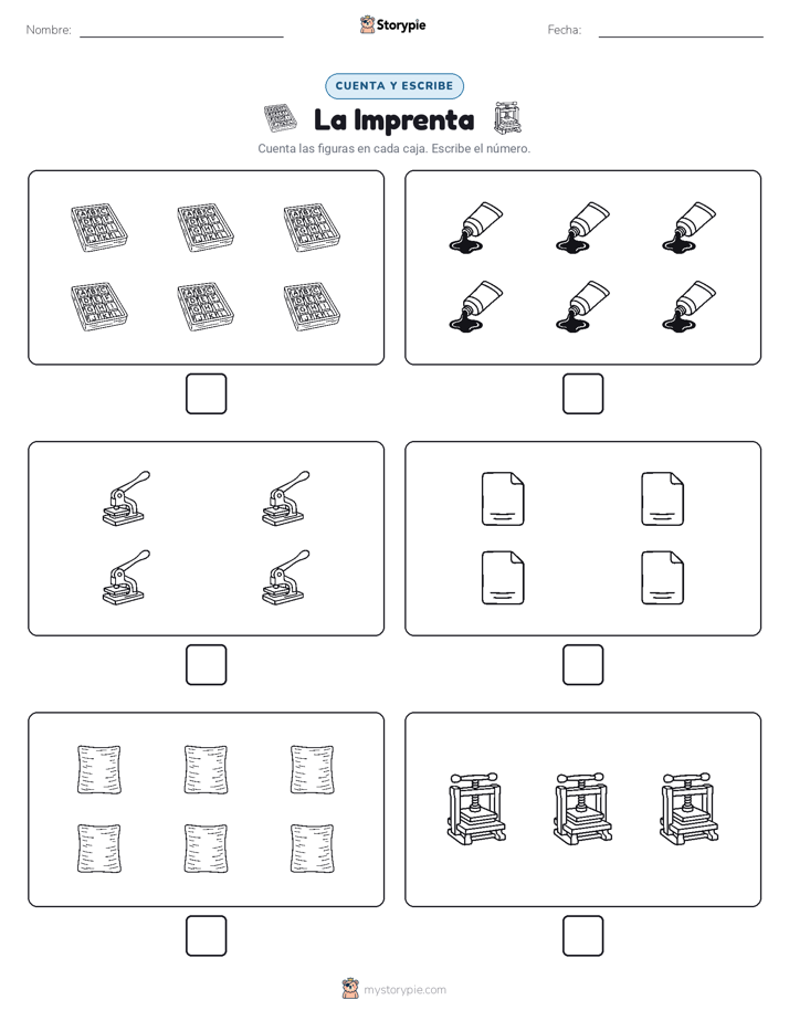 Cuenta y Escribe