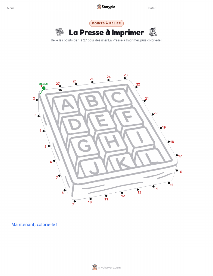 Relie les points