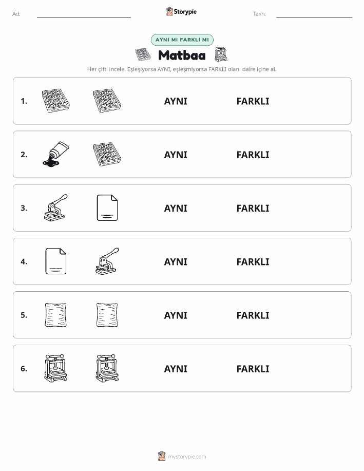 Aynı mı Farklı mı
