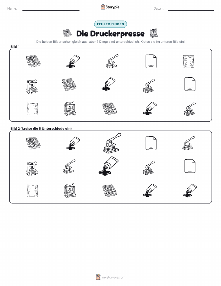 Finde den Unterschied