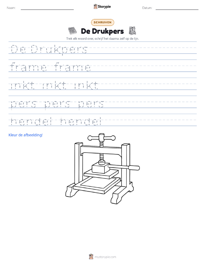 Schrijf Oefening