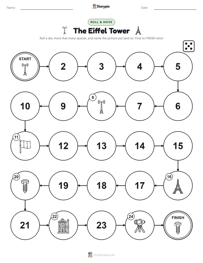 Roll & Move Game