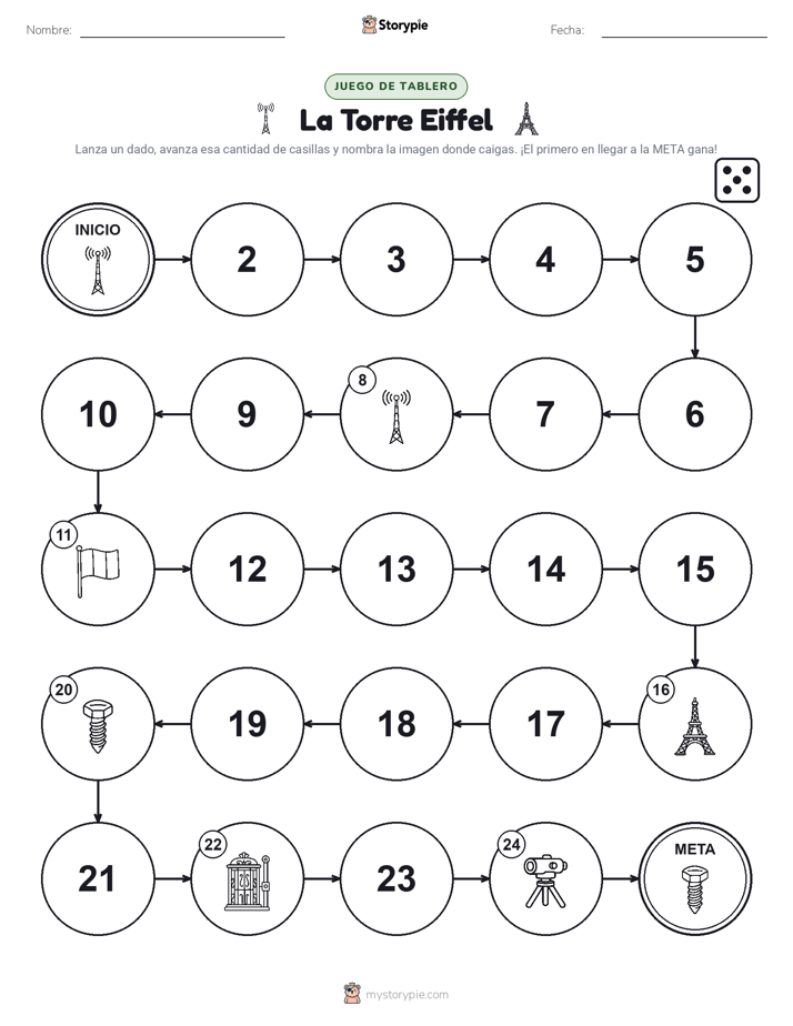 Juego de Rueda y Avanza