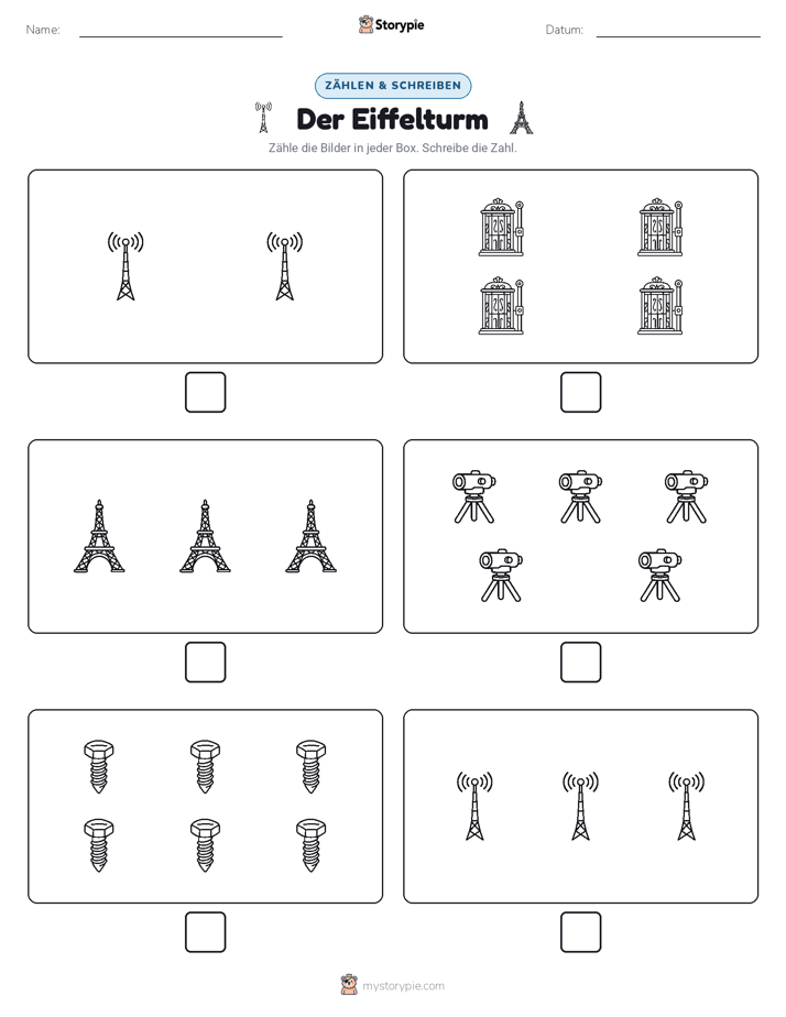 Zählen & Schreiben