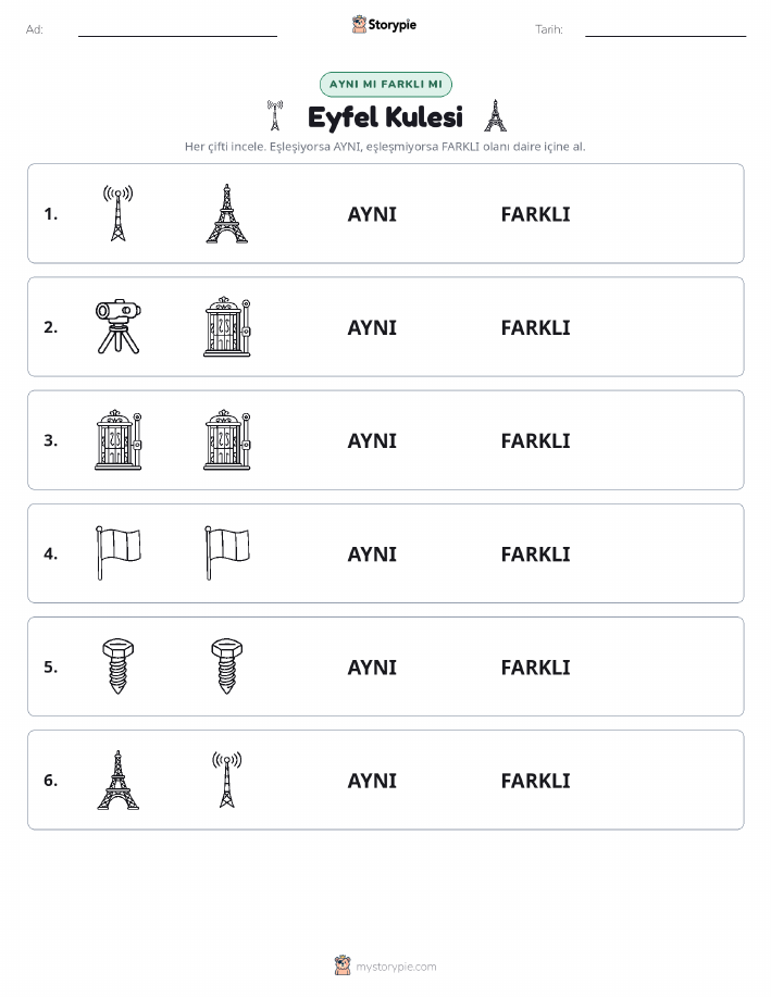 Aynı mı Farklı mı