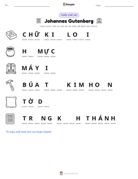 Xem trước tài liệu in sẵn Johannes Gutenberg