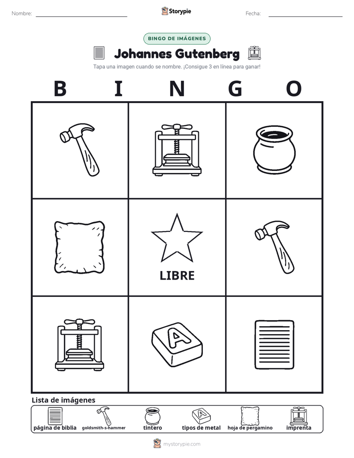 Bingo de Imágenes