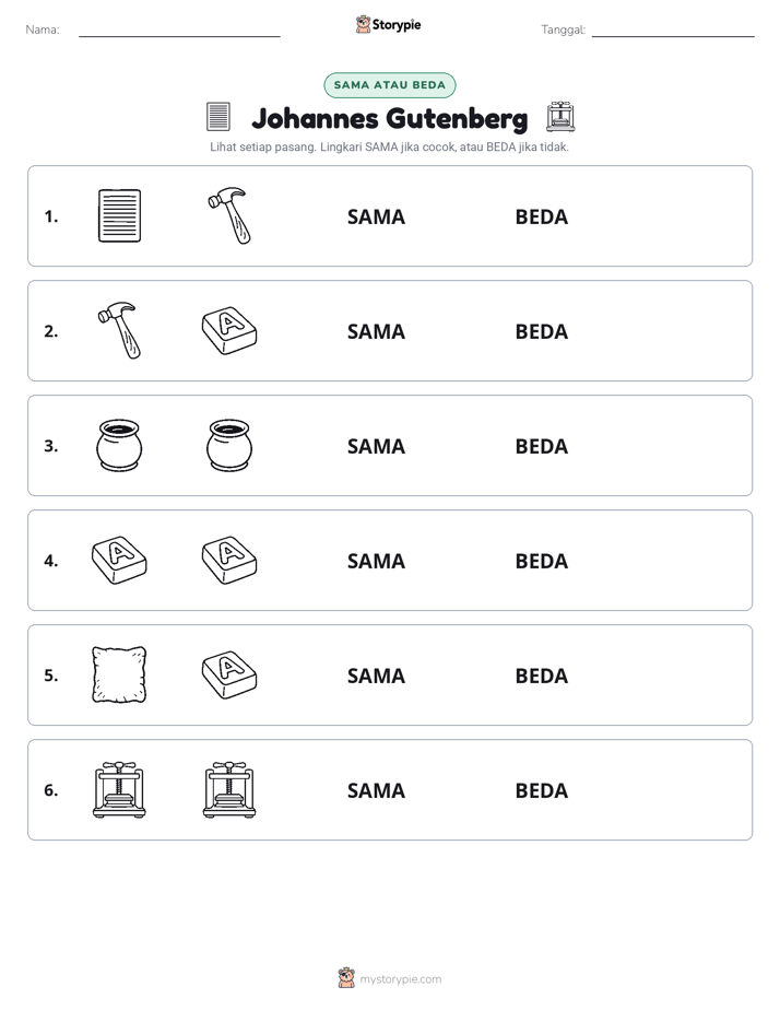 Sama atau Berbeda