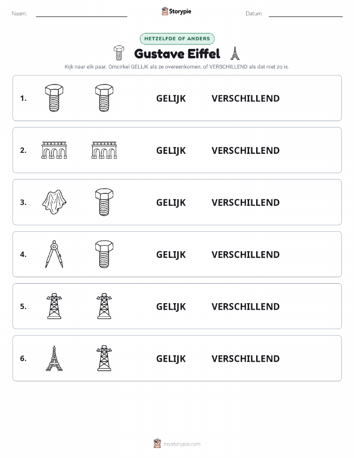 Zelfde of Verschillend