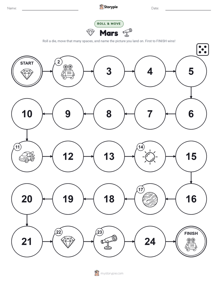 Roll & Move Game