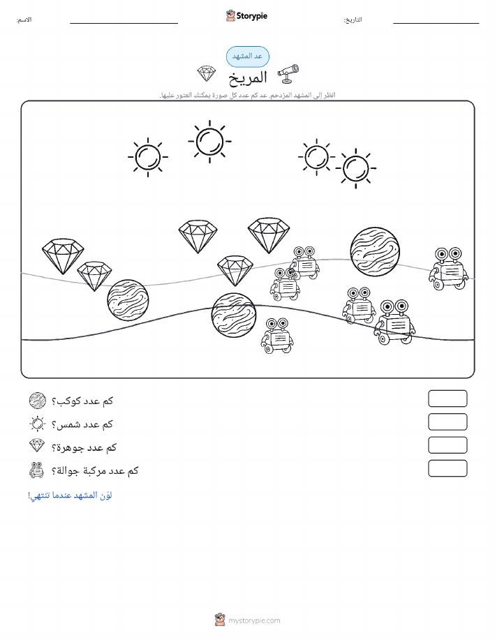 مشهد العد