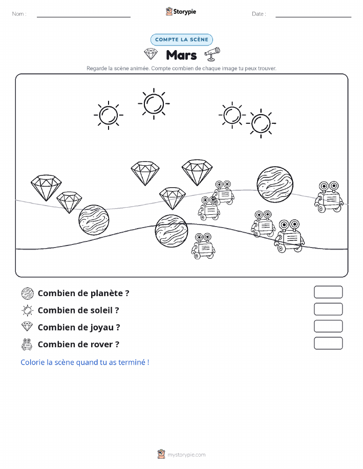 Scène de Comptage