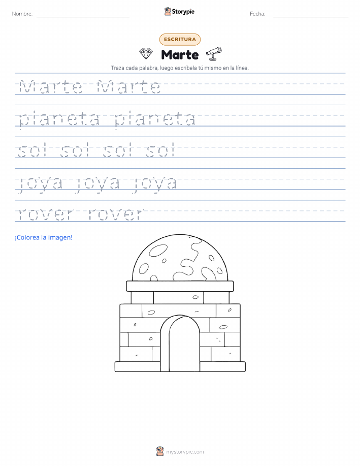 Práctica de Escritura