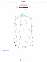 Stonehenge afdrukbare werkblad voorbeeld