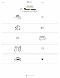 Stonehenge printable worksheet preview