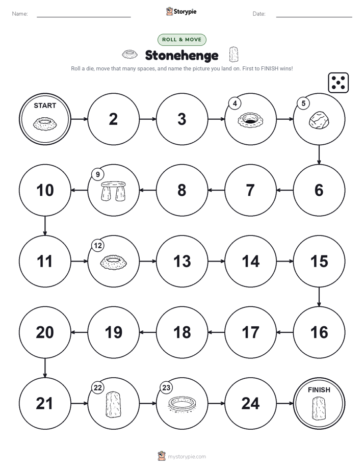 Roll & Move Game