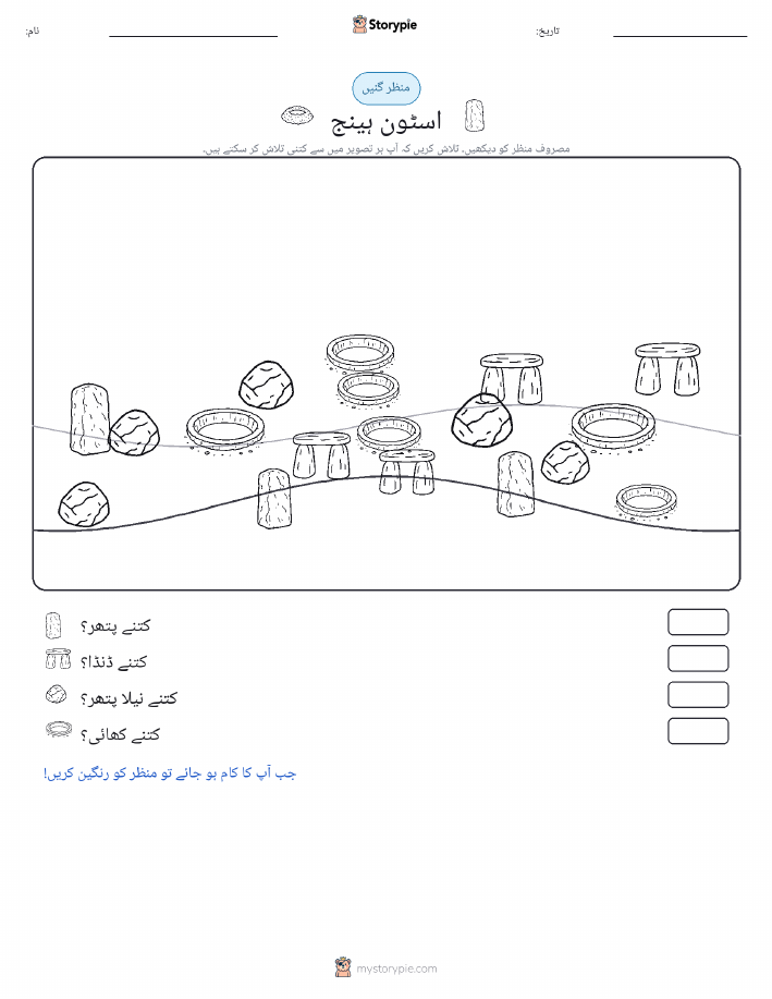گنتی کا منظر