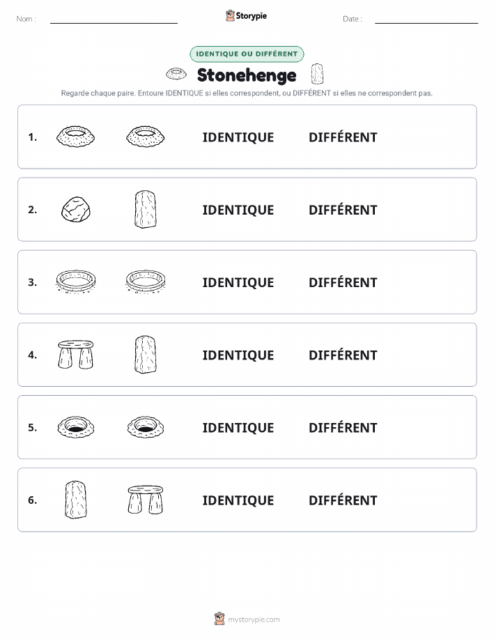Identique ou Différent