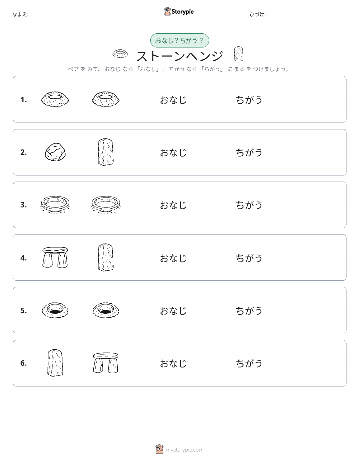 同じか違うか