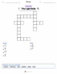 The Light Bulb printable worksheet preview