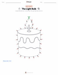 The Light Bulb printable worksheet preview