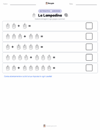 Anteprima della scheda stampabile di La Lampadina