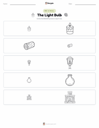 The Light Bulb printable worksheet preview