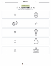 Anteprima della scheda stampabile di La Lampadina