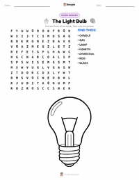 The Light Bulb printable worksheet preview