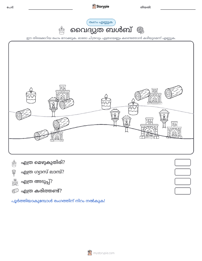 എണ്ണുന്ന ദൃശ്യങ്ങൾ