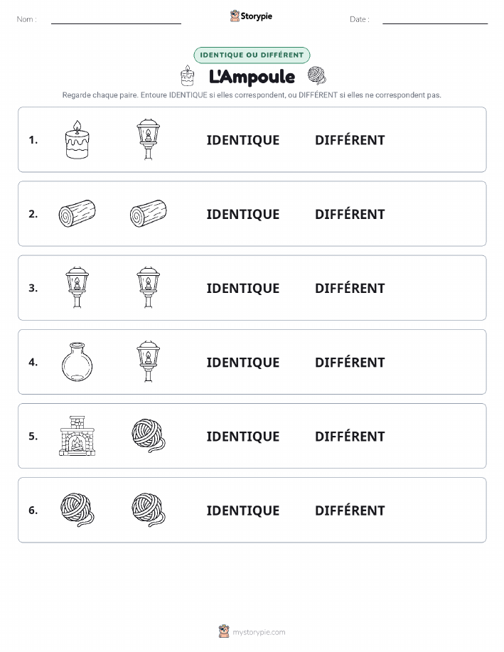 Identique ou Différent