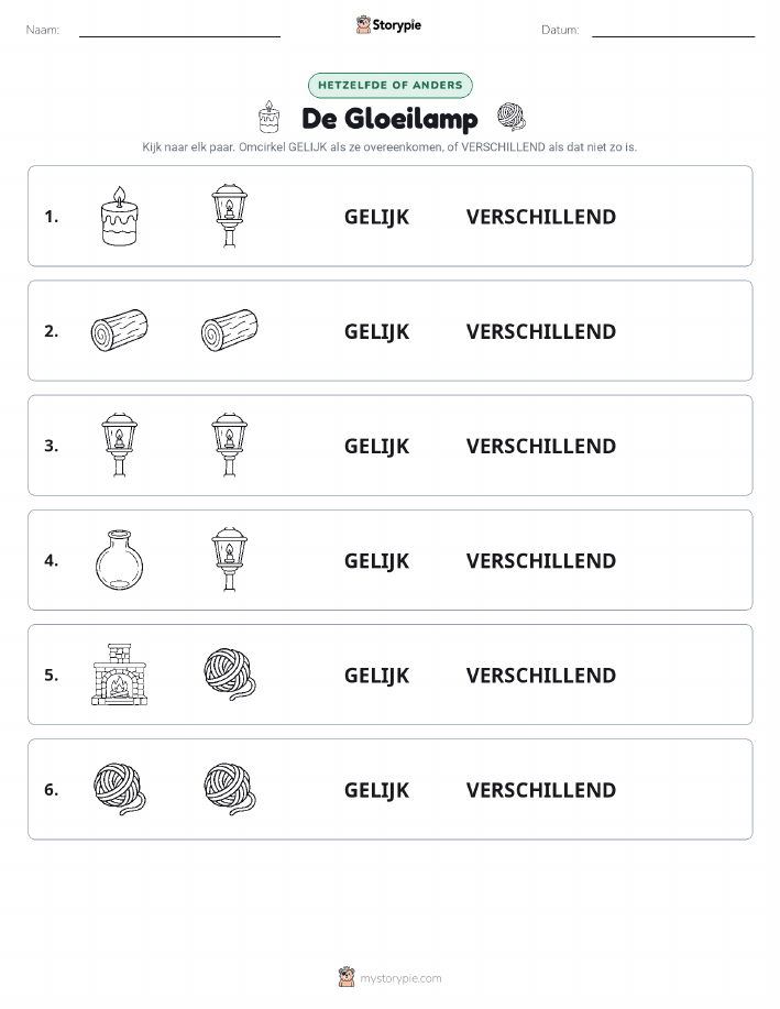Zelfde of Verschillend