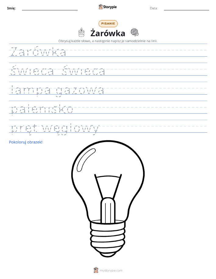 Ćwiczenie Pisania