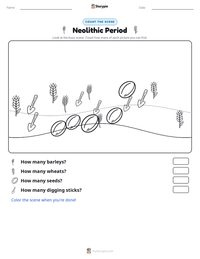 Neolithic Period printable worksheet preview