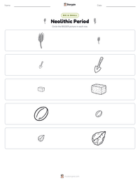 Neolithic Period printable worksheet preview