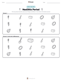 Neolithic Period printable worksheet preview
