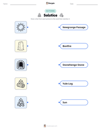 Solstice printable worksheet preview