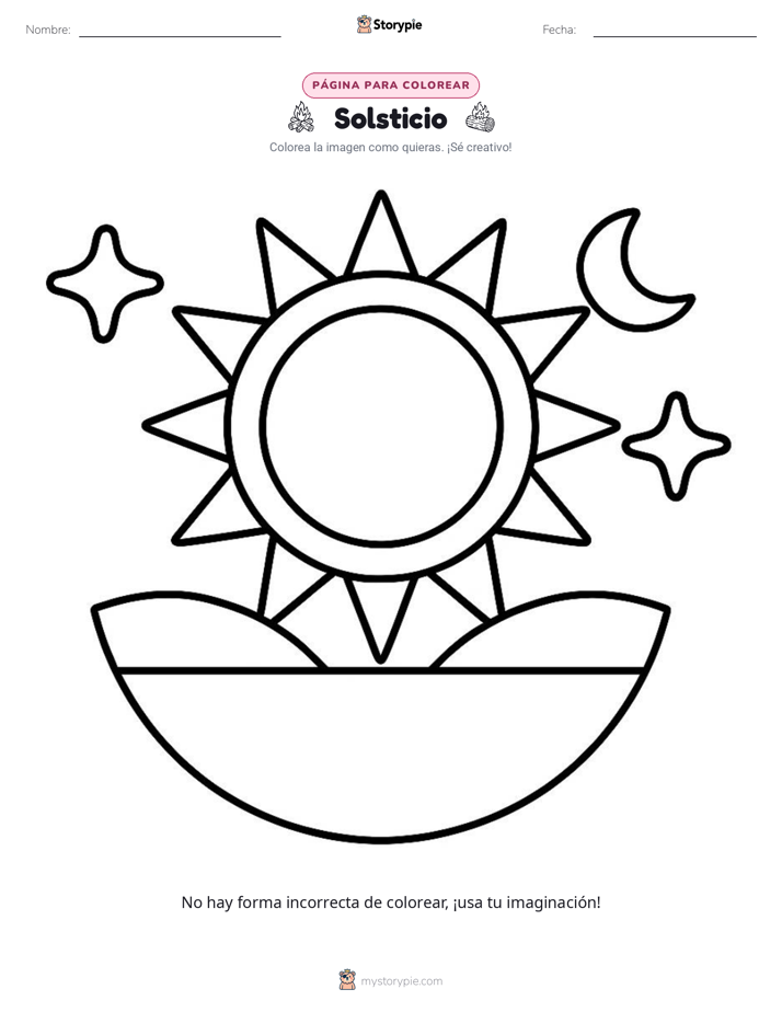 Página para Colorear